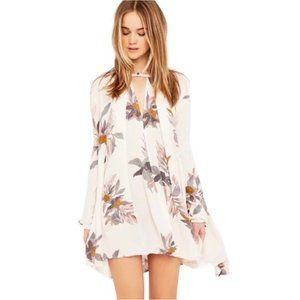 Free People Tree Swing Dress Pearl Combo Size XS